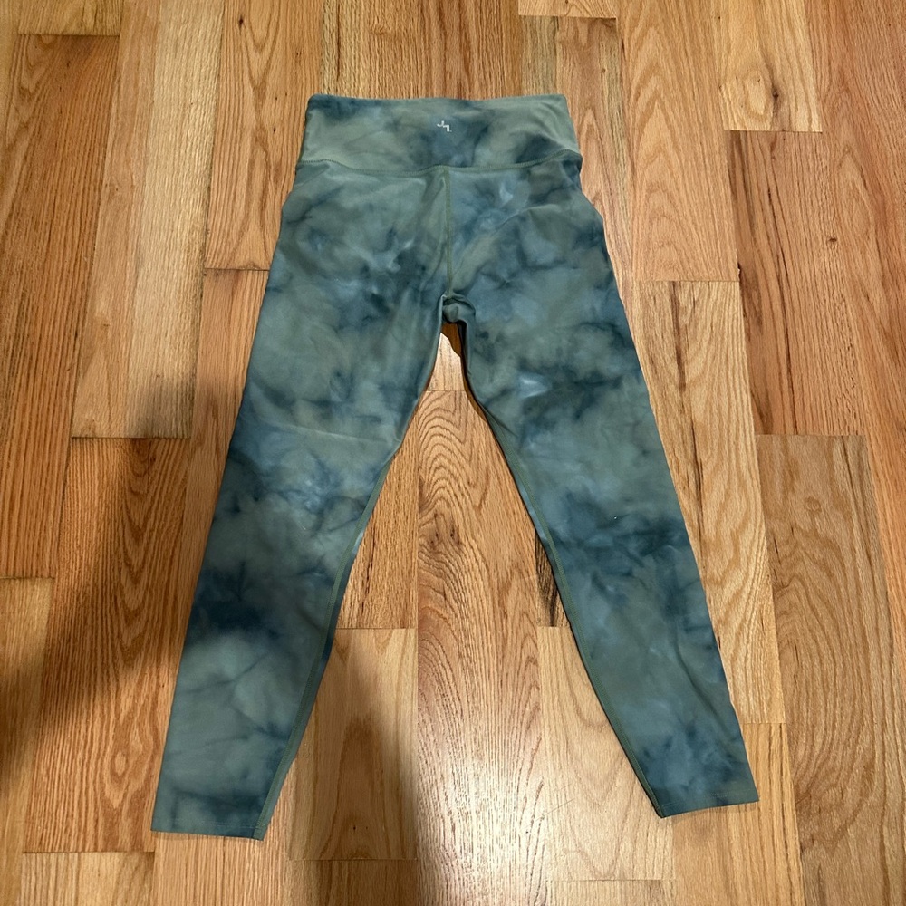 JoyLab Kids Tie-Dye Leggings in Green and Blue